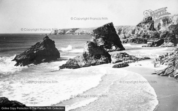 Photo of Bedruthan Steps, c.1935