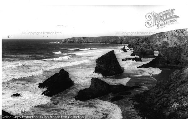 Photo of Bedruthan Steps, c.1960