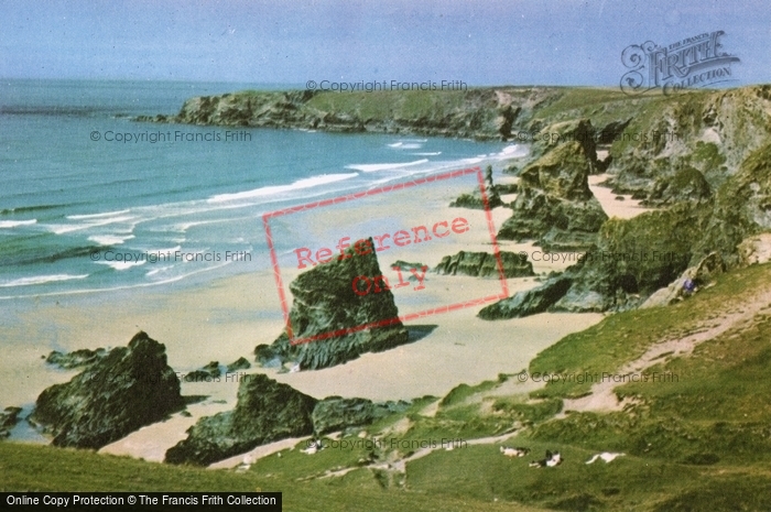 Photo of Bedruthan Steps, c.1970
