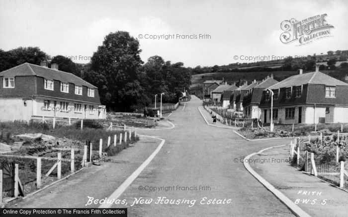 Photo of Bedwas, New Housing Estate c.1955