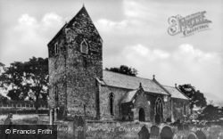 St Barrwgs Church c.1955, Bedwas