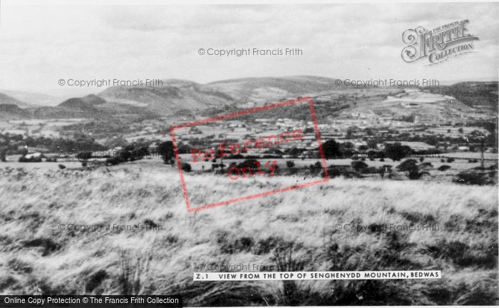 Photo of Bedwas, View From The Top Of Senghenydd Mountain c.1955