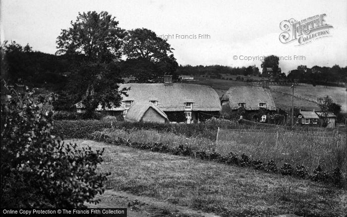 Photo of Beech, Old Cottages c.1920