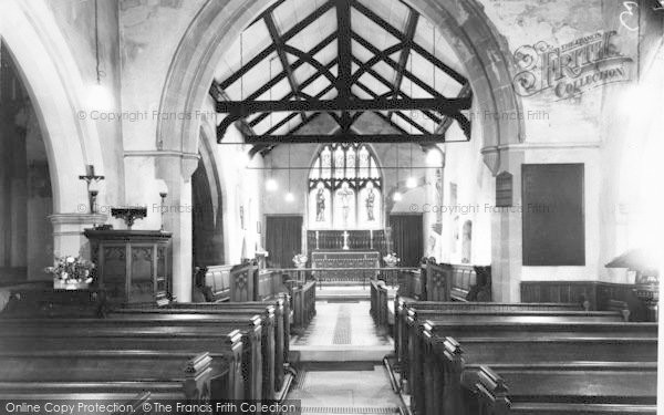 Photo of Beeford, The Church Interior c.1960