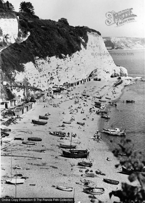 Photo of Beer, Beach And Cliffs c.1955