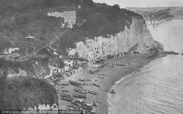 Photo of Beer, Beach And White Cliff c.1955