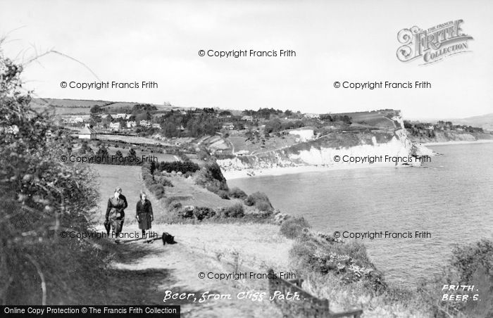 Photo of Beer, From Cliff Path c.1955