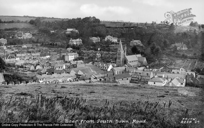 Photo of Beer, From South Down Road c.1955