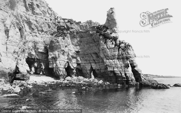 Photo of Beer, Smugglers' Caves 1907