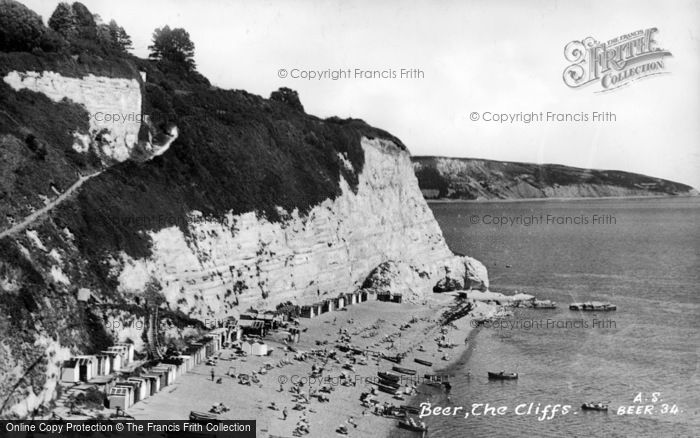 Photo of Beer, The Cliffs c.1955