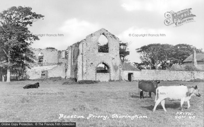 Photo of Beeston Regis, Beeston Priory c.1960