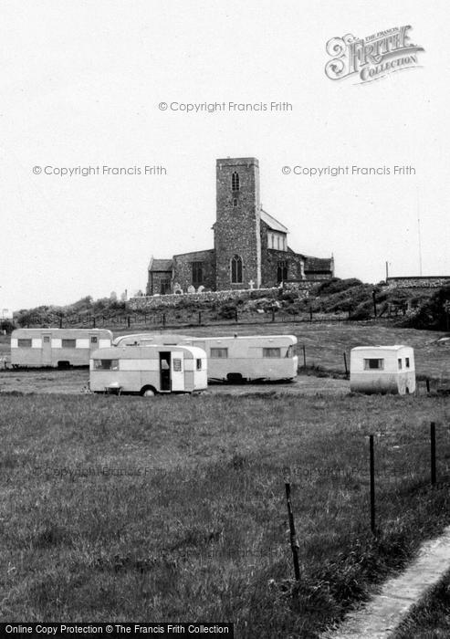 Photo of Beeston Regis, The Church And Caravan Site c.1955