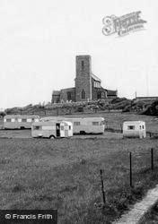 The Church And Caravan Site c.1955, Beeston Regis