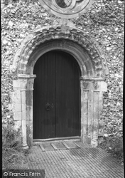 The Norman Doorway, St Peter's Church 1952, Bekesbourne