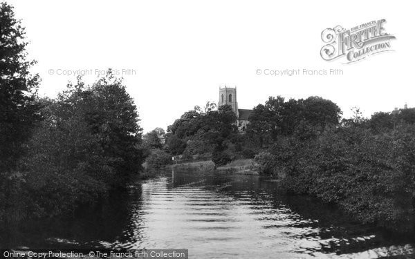 Photo of Belaugh, St Peter's Church And The River Bure c.1930