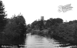 St Peter's Church And The River Bure c.1930, Belaugh