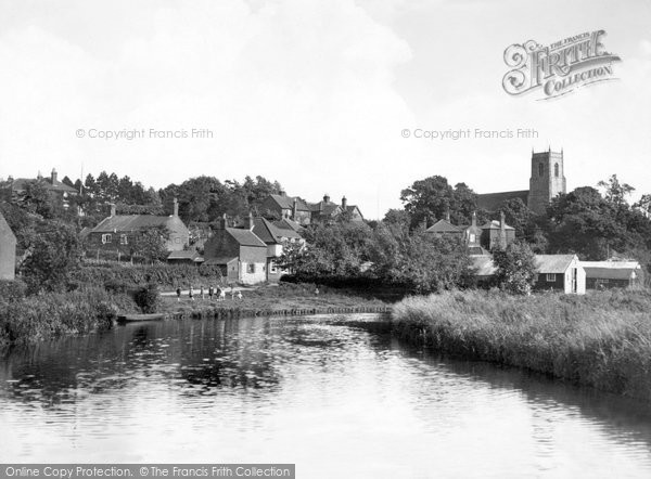 Photo of Belaugh, St Peter's Church From The River Bure c.1930