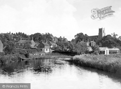 St Peter's Church From The River Bure c.1930, Belaugh