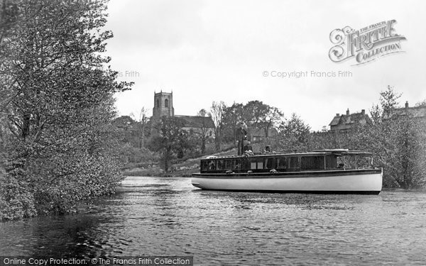 Photo of Belaugh, The Church And The River Bure c.1930