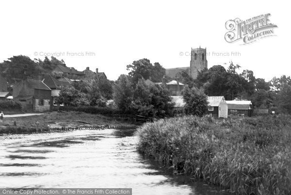 Photo of Belaugh, The Village From The River Bure c.1930