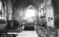 Parish Church Interior c.1965, Belbroughton