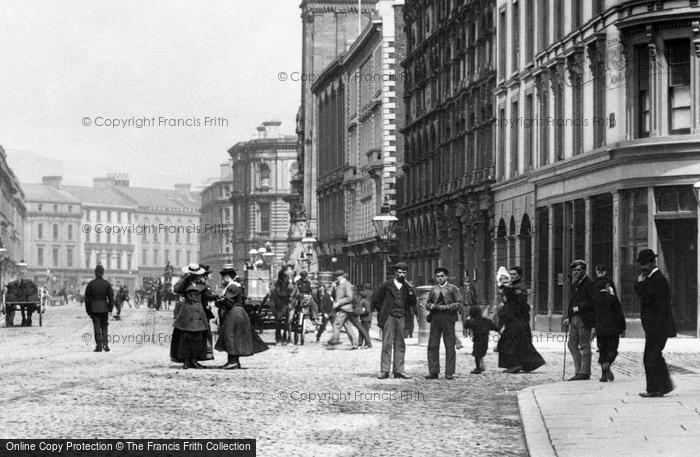 Photo of Belfast, In Victoria Street 1897