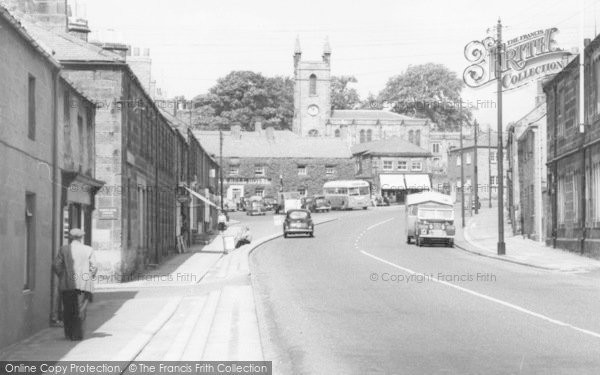 Photo of Belford, High Street And Church c.1955