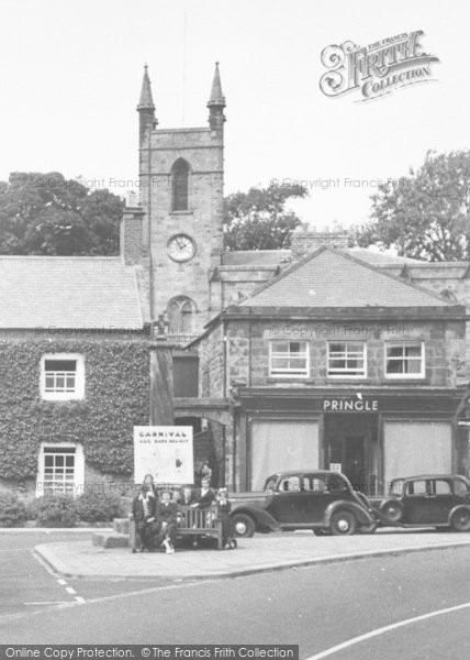 Photo of Belford, The Cross And Church c.1955