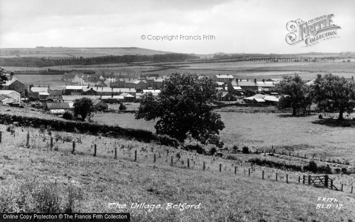 Photo of Belford, The Village c.1955