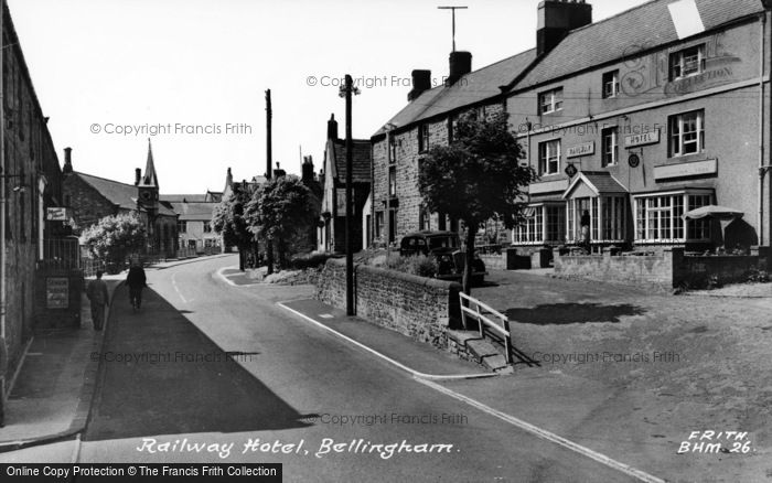 Photo of Bellingham, Railway Hotel c.1955