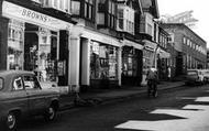 Shops In Station Road c.1960, Belmont