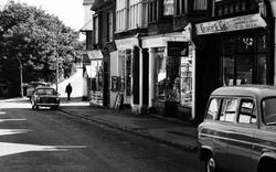 Shops In Station Road c.1960, Belmont