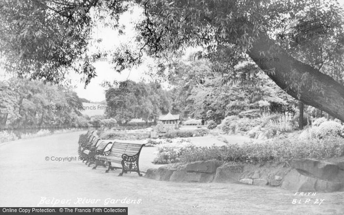 Photo of Belper, River Gardens c.1955