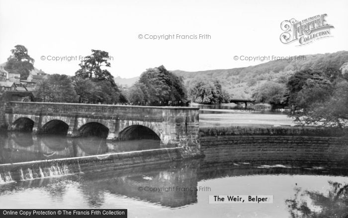 Photo of Belper, The Weir c.1950