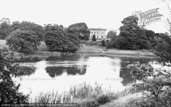 Photo of Belsay, The Hall And Lake c.1955