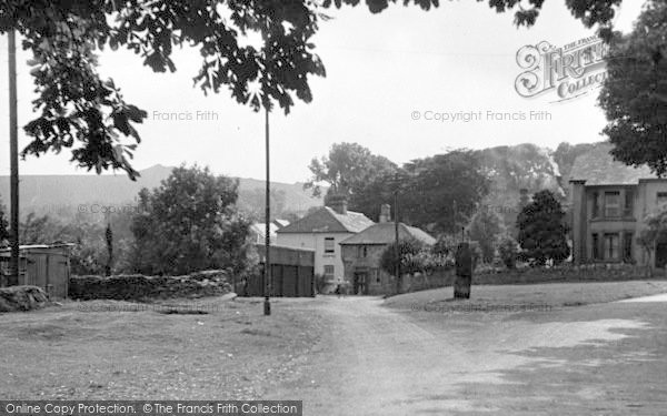 Photo of Belstone, The Village c.1955