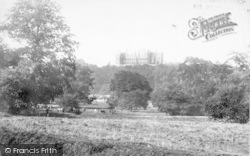 Bridge And Meadows 1890, Belvoir Castle