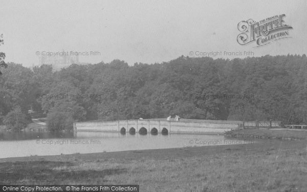 Photo of Belvoir Castle, The Bridge 1890