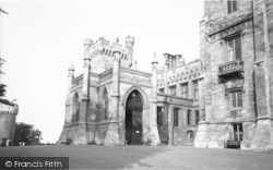 The Main Entrance c.1965, Belvoir Castle