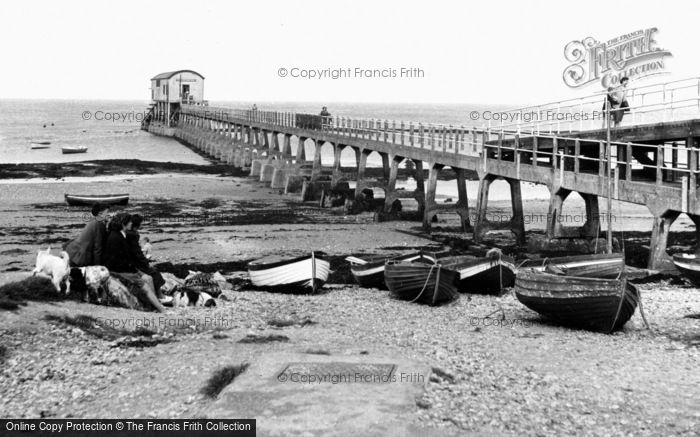 Photo of Bembridge, The Lifeboat Pier c.1955