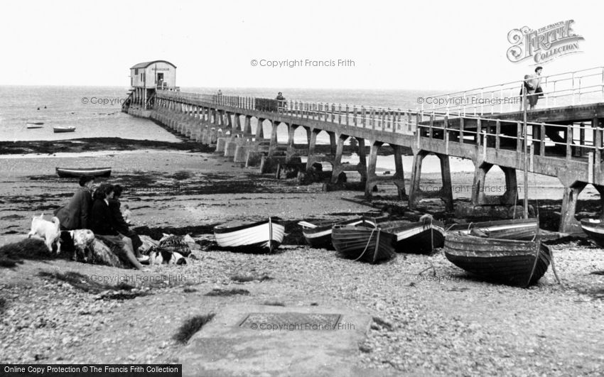 Bembridge, the Lifeboat Pier c1955