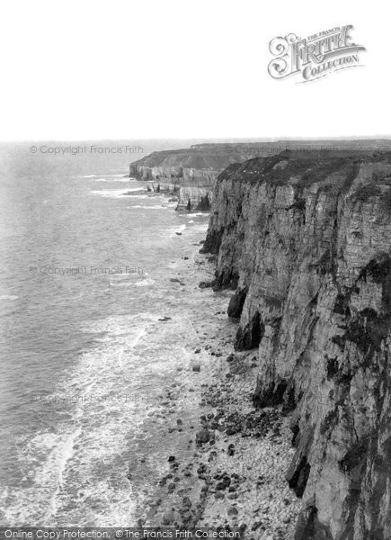 Photo of Bempton, Cliffs 1908