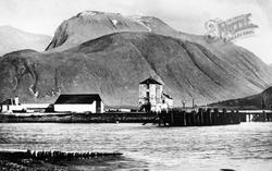 From Corpach c.1930, Ben Nevis