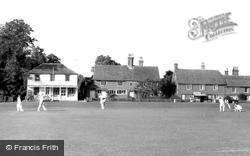 Cricket By The Post Office c.1960, Benenden
