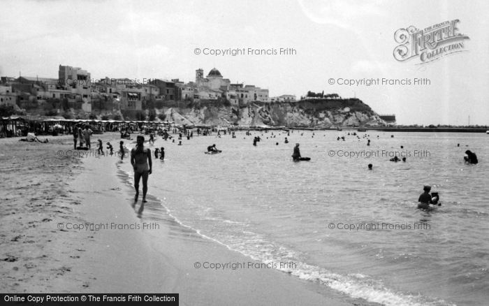 Photo of Benidorm, Beach And Town c.1960