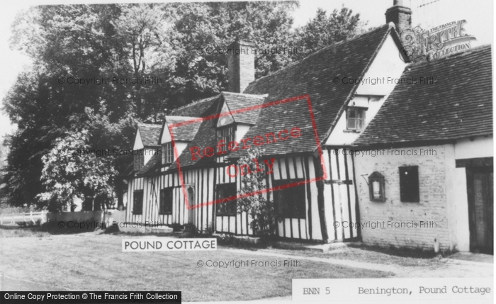 Photo of Benington, Pound Cottage c.1960