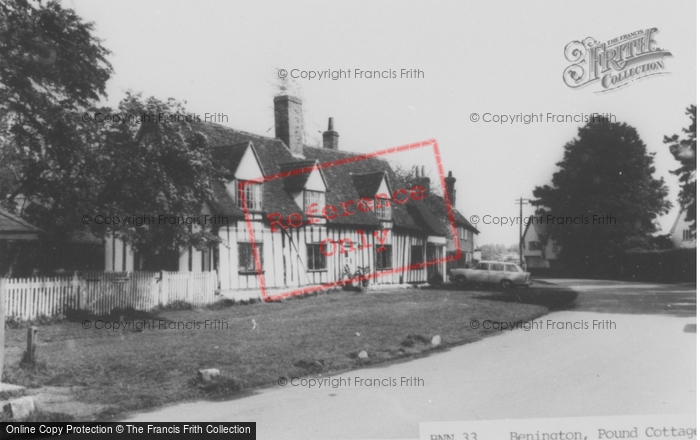 Photo of Benington, Pound Cottage c.1965