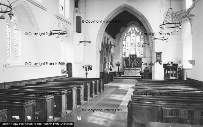 Photo of Benington, The Church Interior c.1960