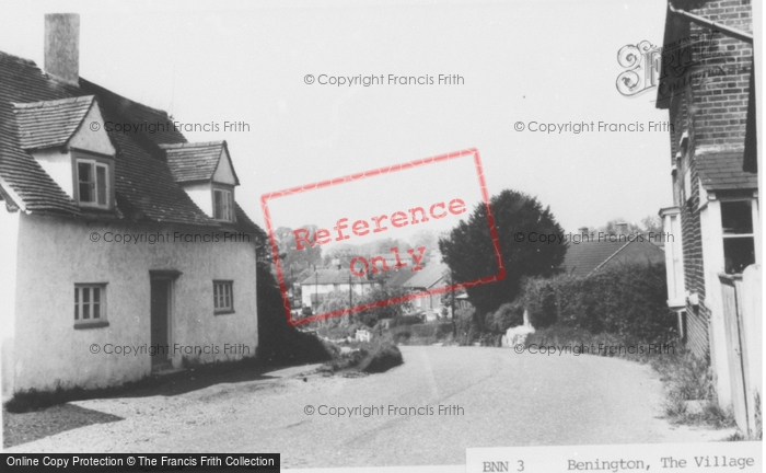 Photo of Benington, The Village c.1960