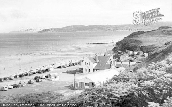 Photo of Benllech Bay, And Lido Cafe c.1955